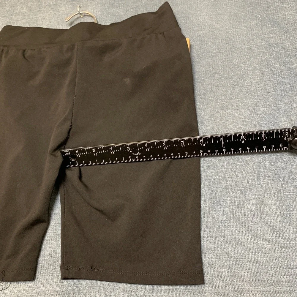 Nike Sportswear Classic Biker Shorts Womens XL Black High Waisted Swoosh Logo